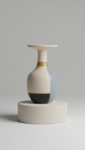 Vaso de cerâmica minimalista