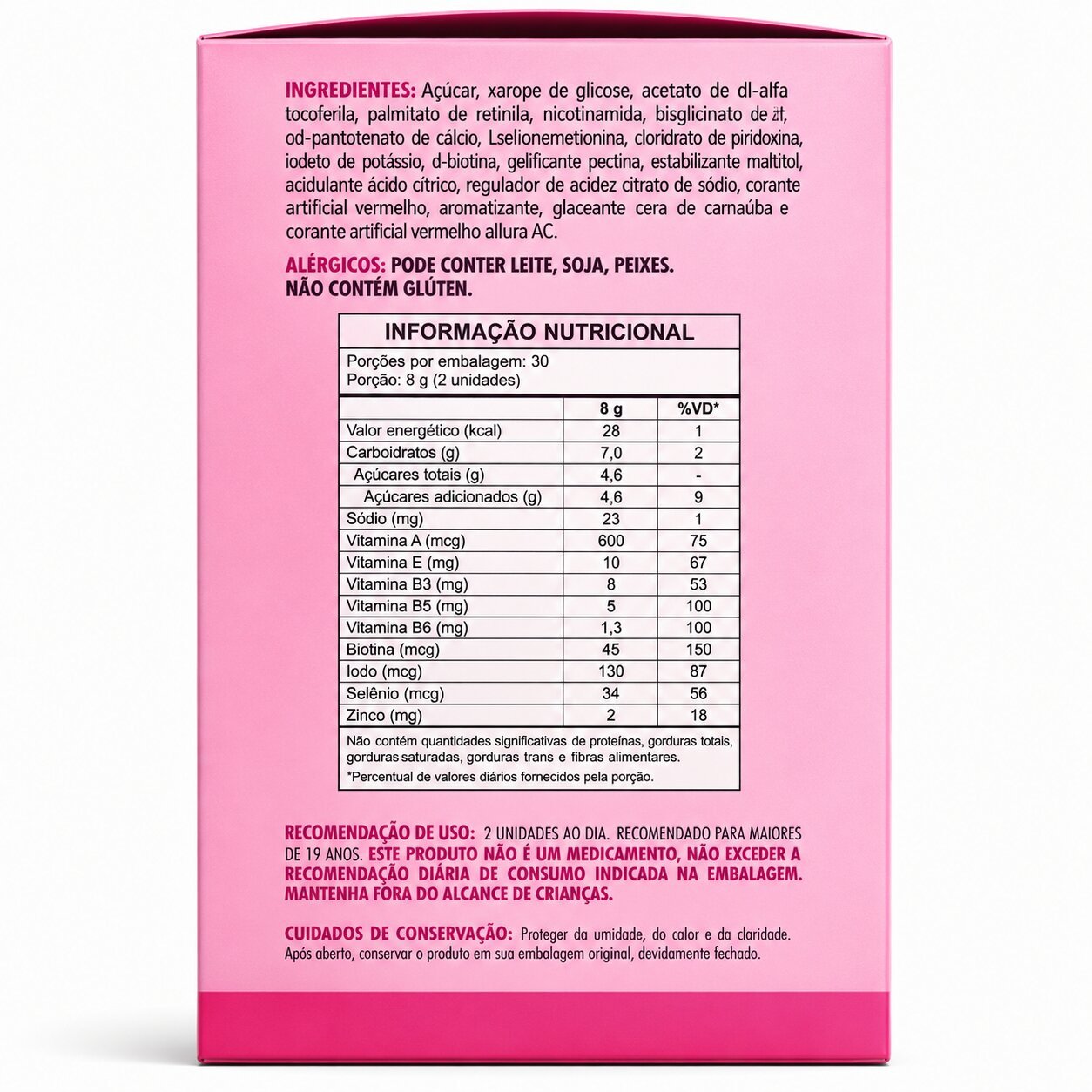 VITAMINA HAIR GUMMY 60UN SANTO HABITO FLORESTAL