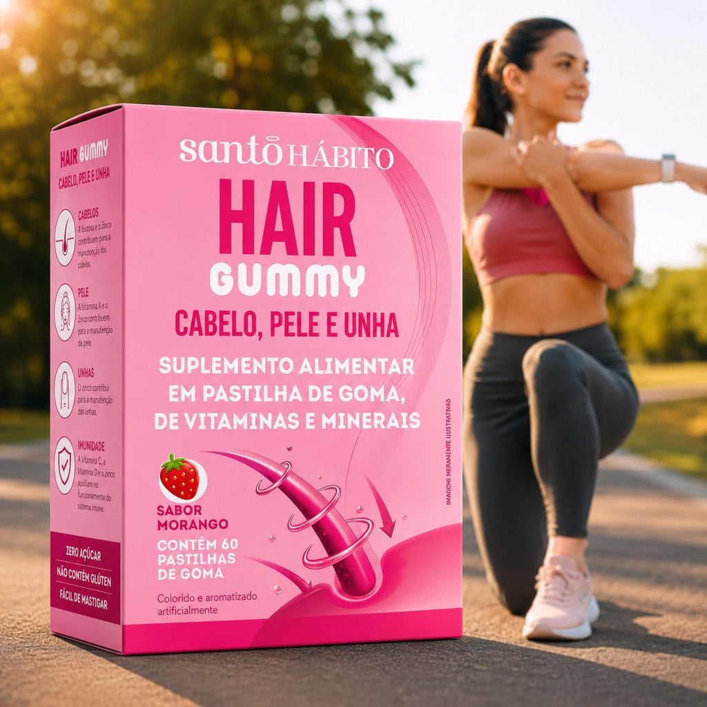VITAMINA HAIR GUMMY 60UN SANTO HABITO FLORESTAL